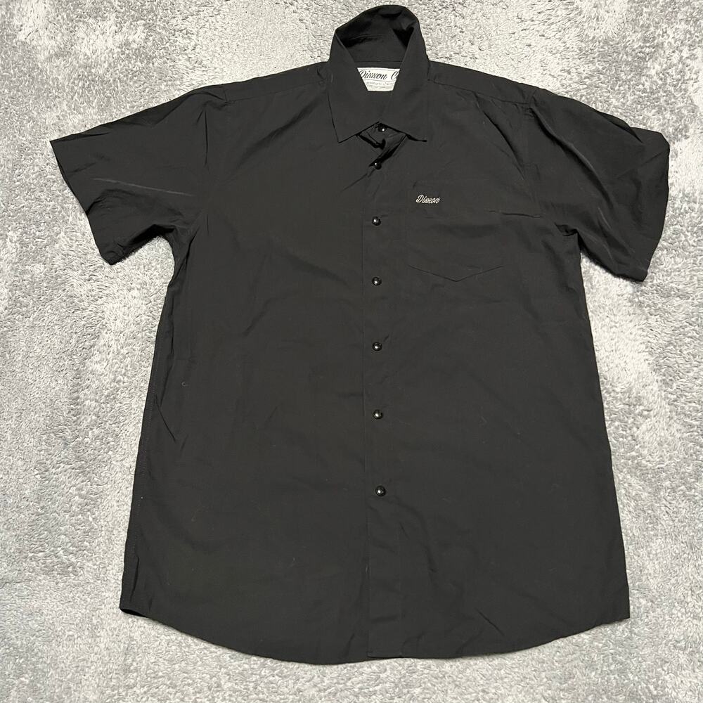 Dixxon Flannel Shirt Mens Medium Black Signature Series Bamboo Blend Work